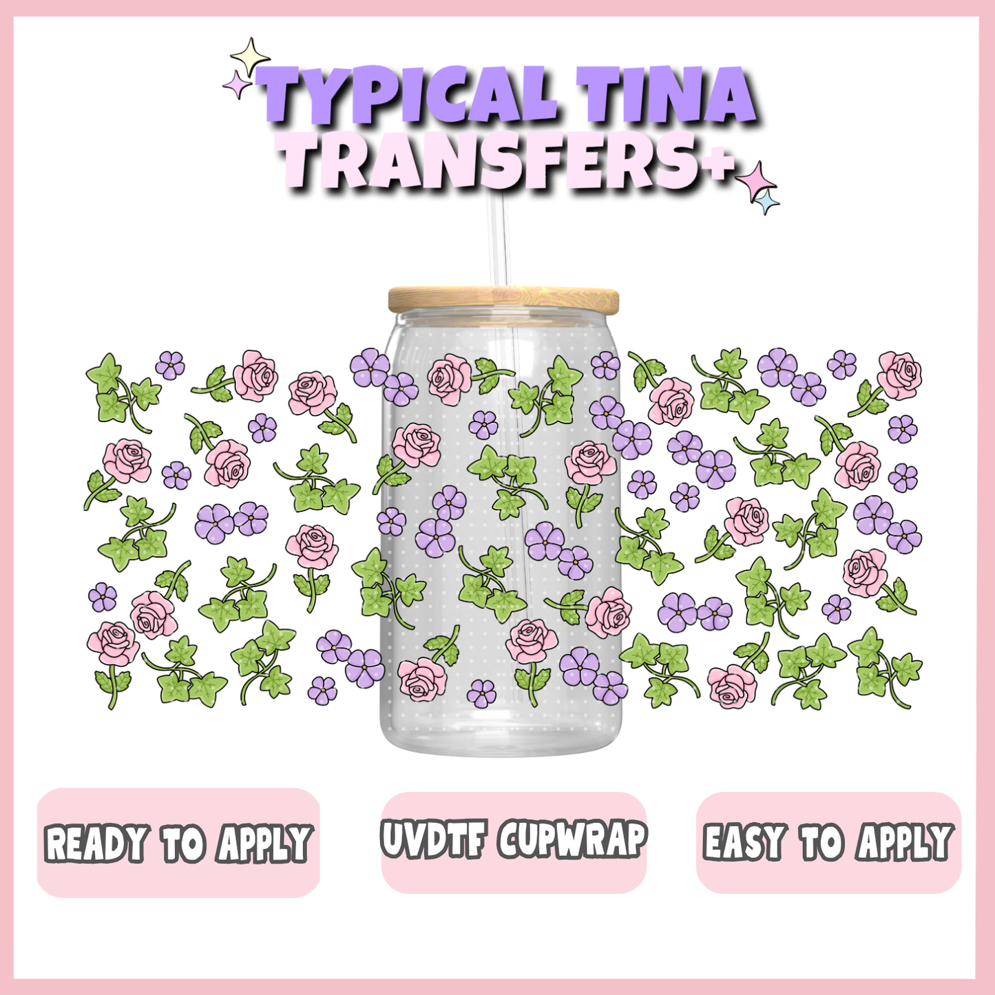 UVDTF #12478 | 16oz UVDTF Wrap | POD