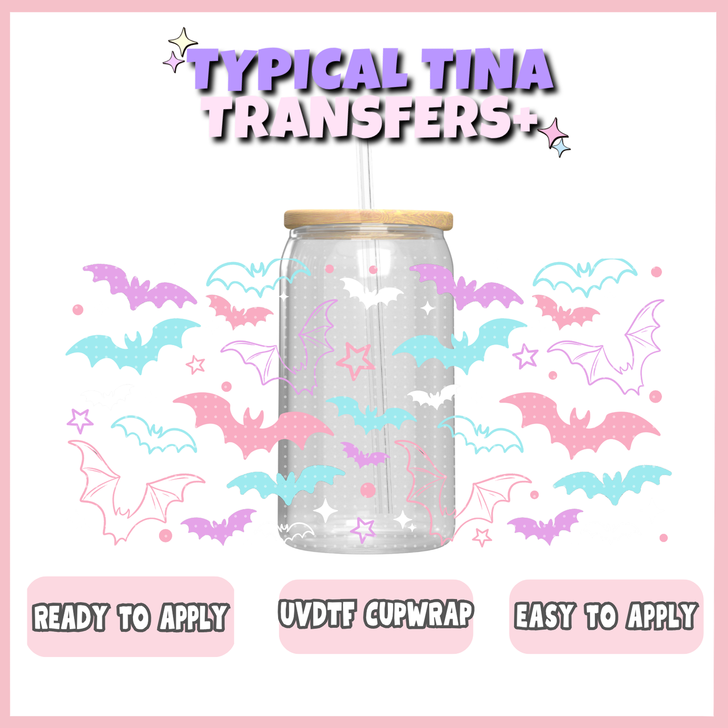 UVDTF #12485 | 16oz UVDTF Wrap | POD