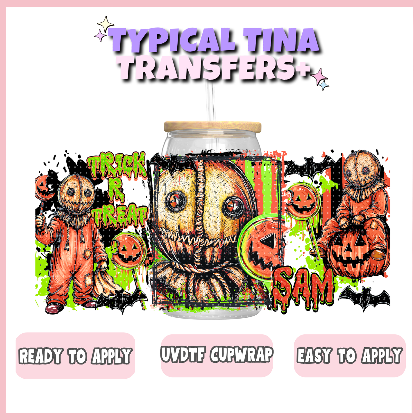 UVDTF #12509 | 16oz UVDTF Wrap | POD