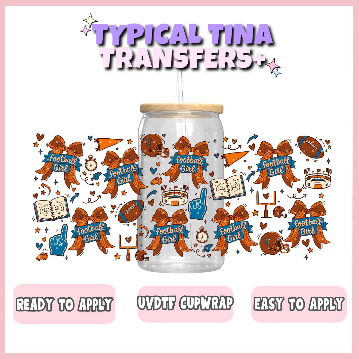 UVDTF #12550 | 16oz UVDTF Wrap | POD