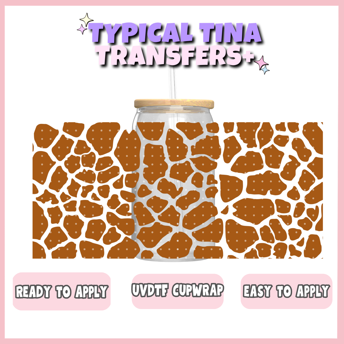 UVDTF #12608 | 16oz UVDTF Wrap | POD