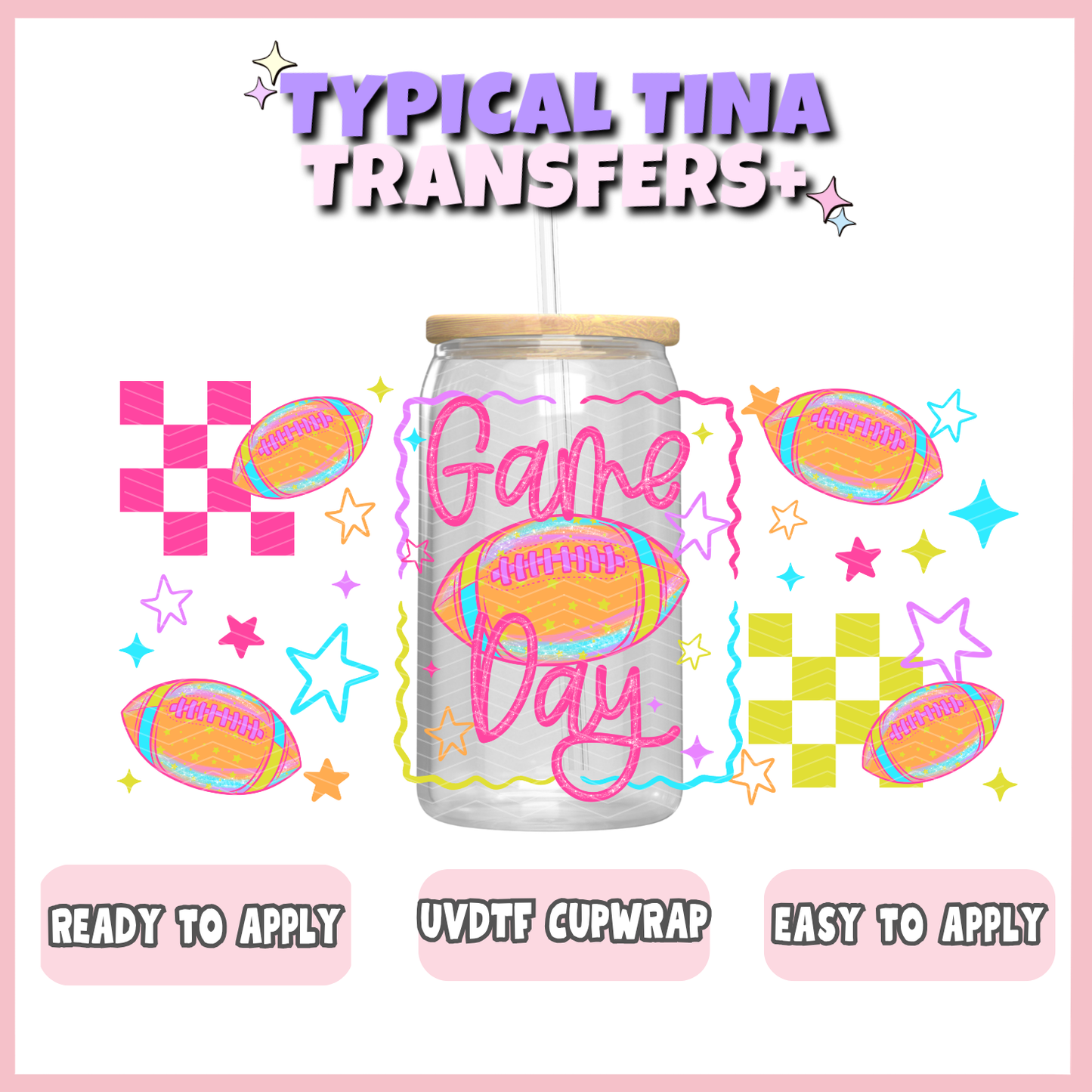 UVDTF #12623 | 16oz UVDTF Wrap | POD