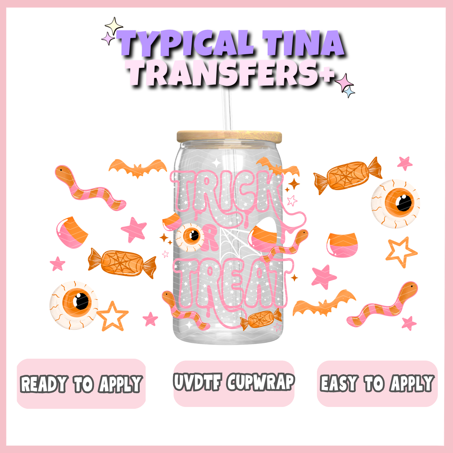 UVDTF #12654 | 16oz UVDTF Wrap | POD