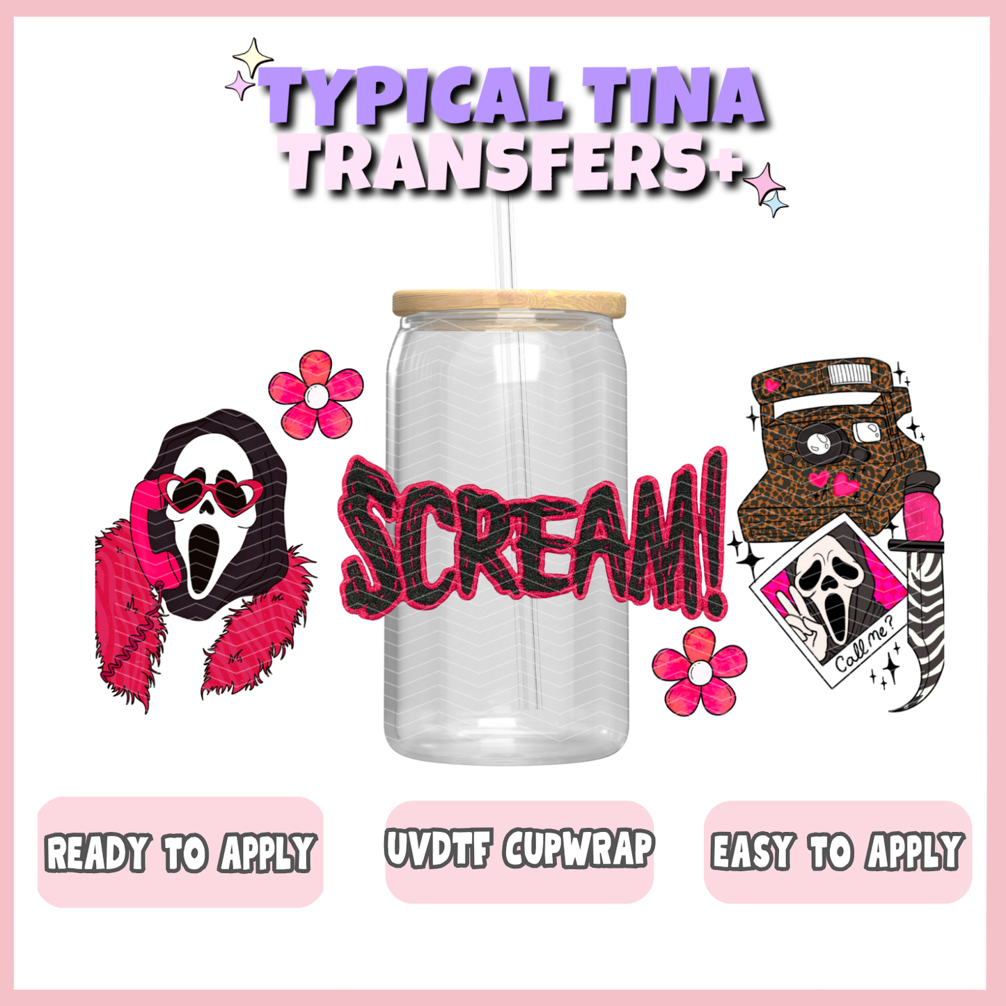 UVDTF #12665 | 16oz UVDTF Wrap | POD