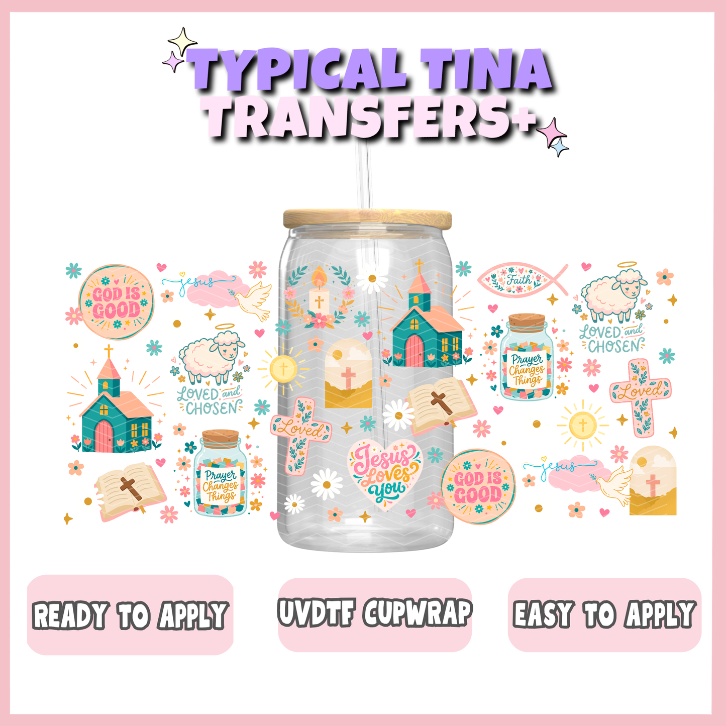 UVDTF #12813 | 16oz UVDTF Wrap | POD