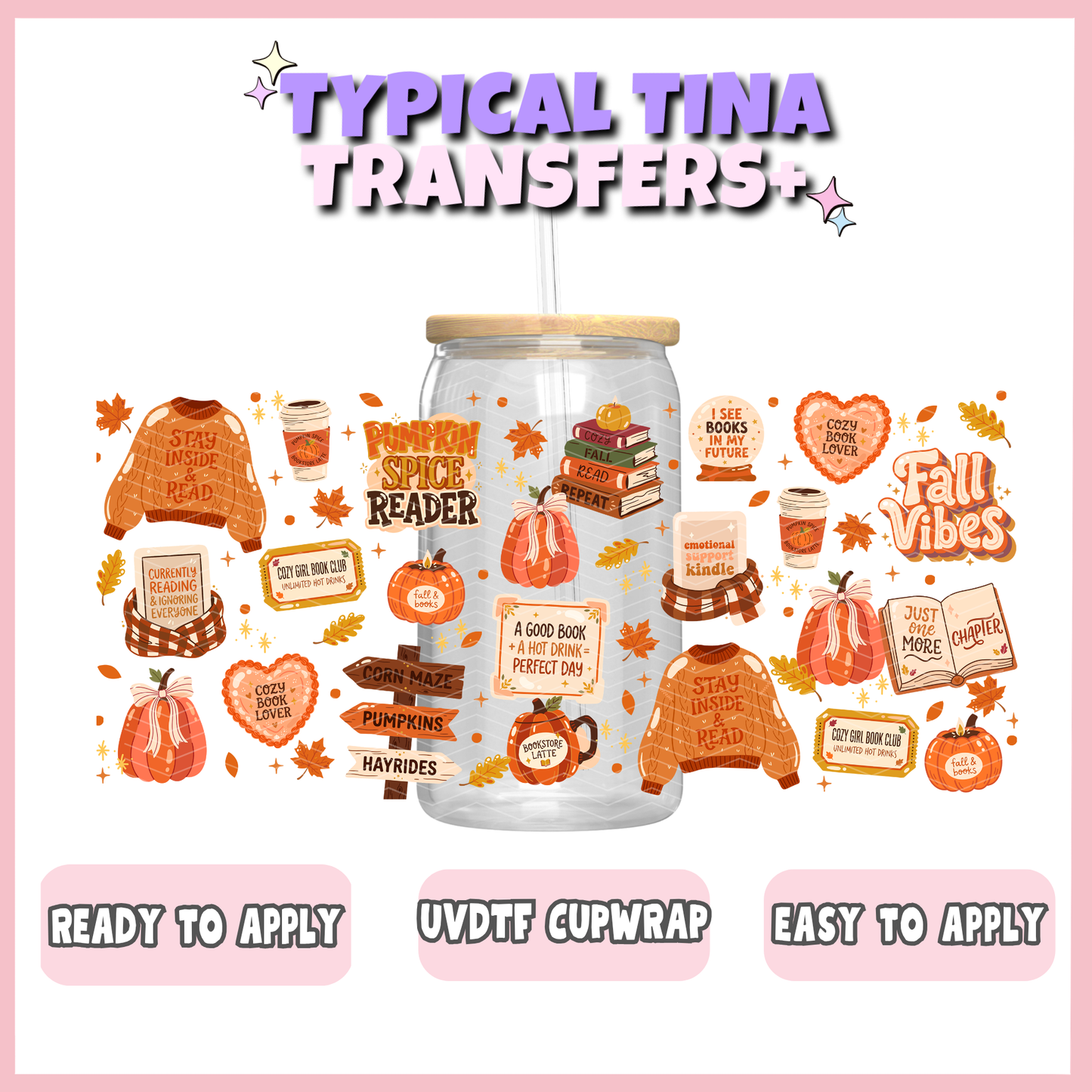 UVDTF #12815 | 16oz UVDTF Wrap | POD
