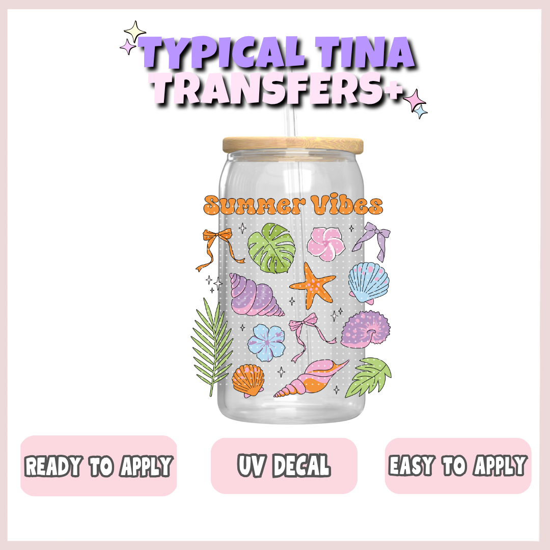 Summer vibes | UV decals | POD