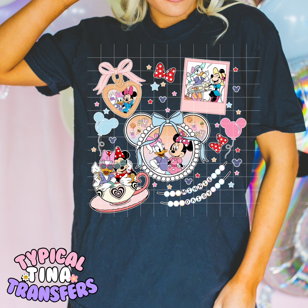 BFF Min and Daisy | DTF Transfer | POD