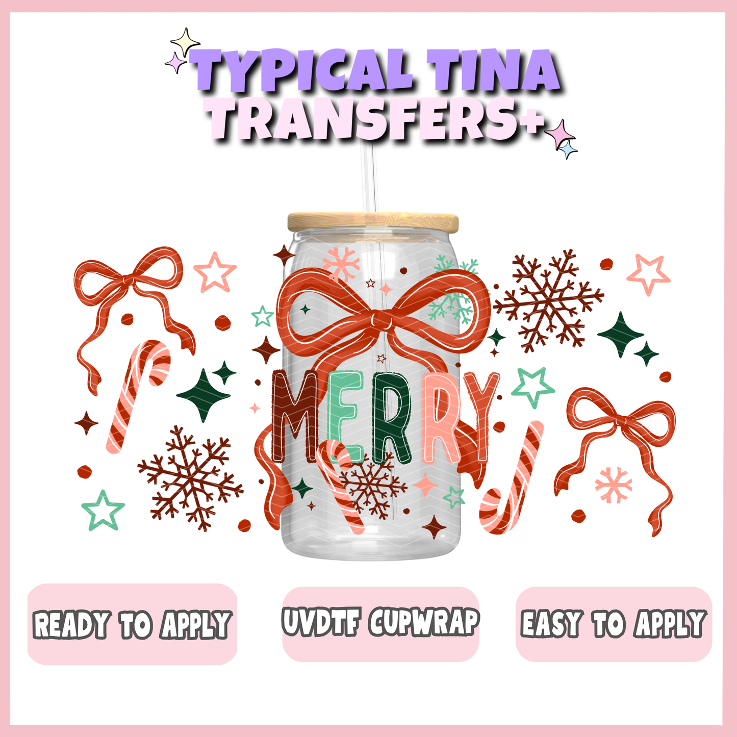 UVDTF #13013 | 16oz UVDTF Wrap | POD