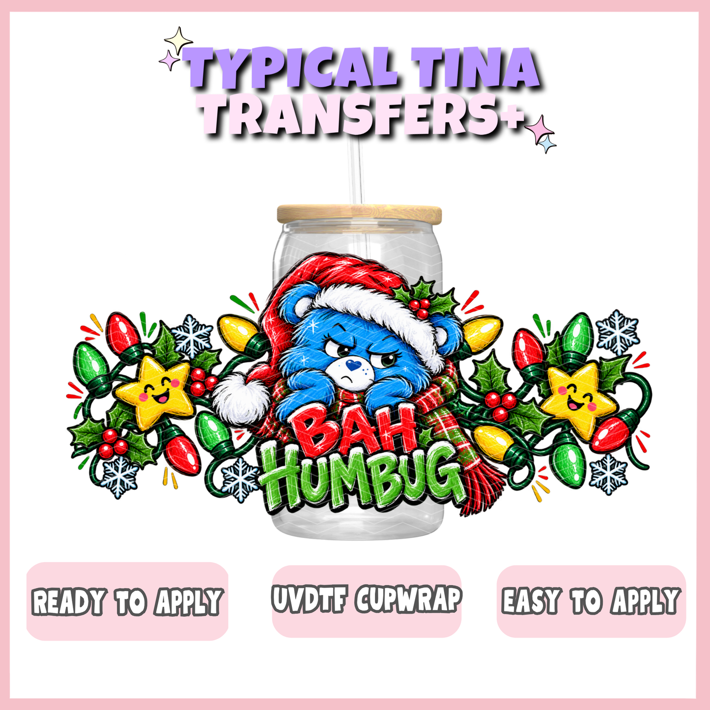 UVDTF #13051 | 16oz UVDTF Wrap | POD