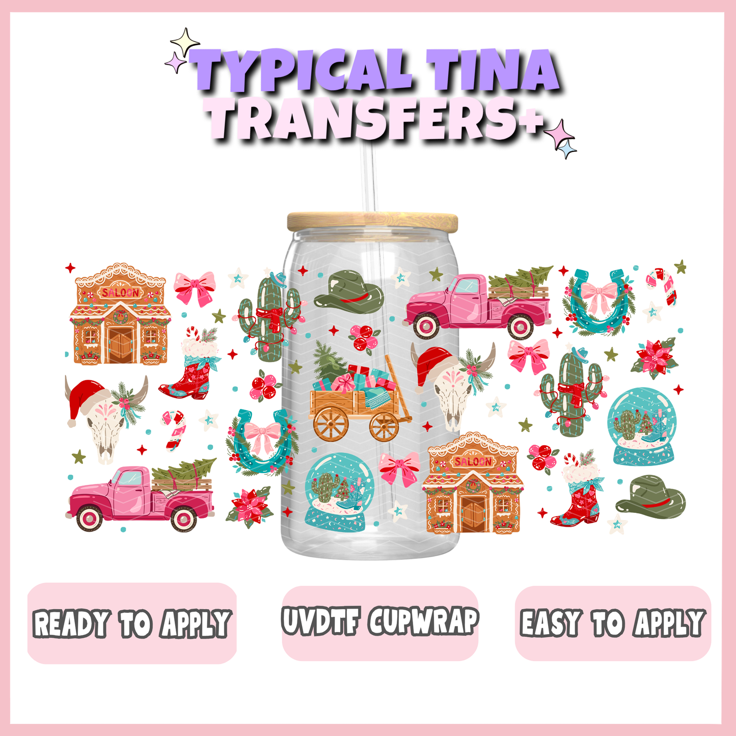UVDTF #13069 | 16oz UVDTF Wrap | POD