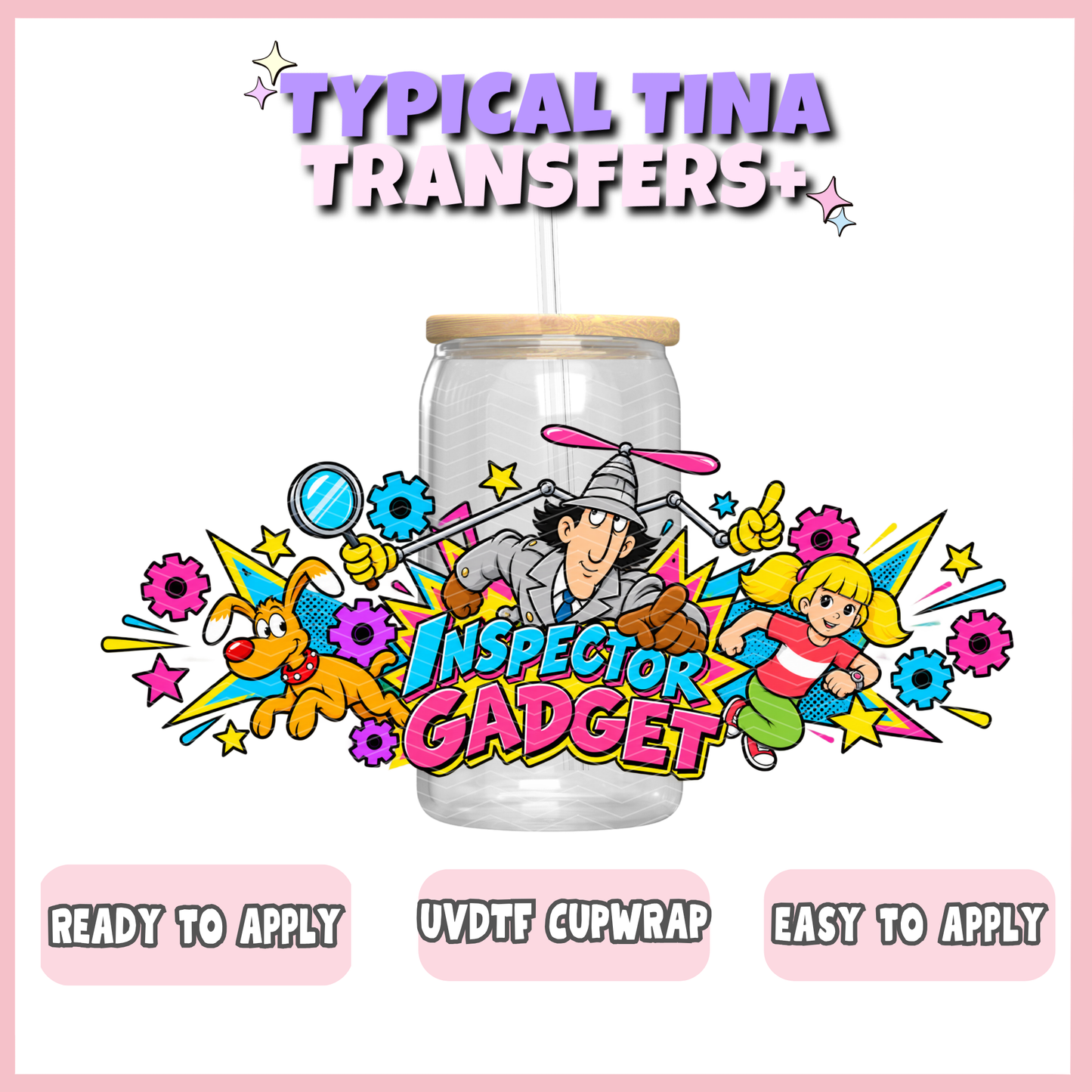UVDTF #13112 | 16oz UVDTF Wrap | POD