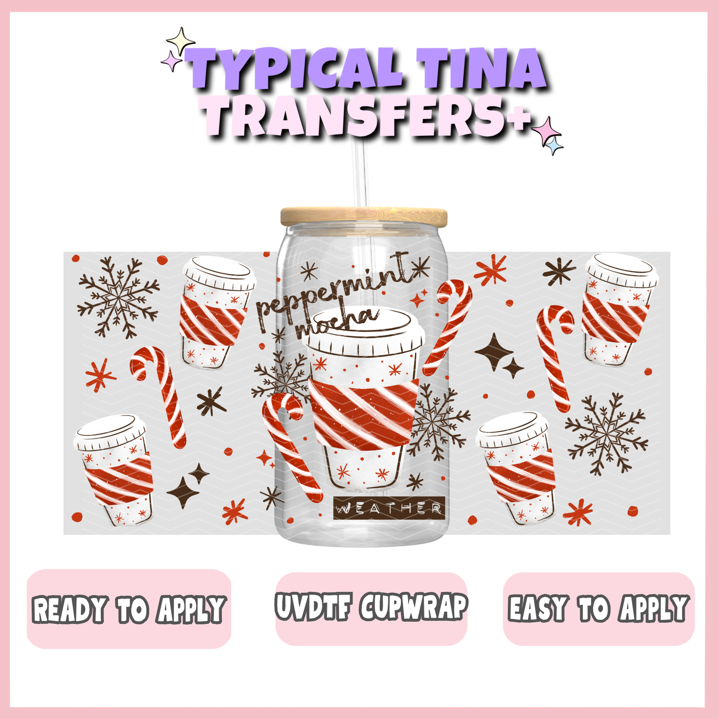 UVDTF #13130 | 16oz UVDTF Wrap | POD