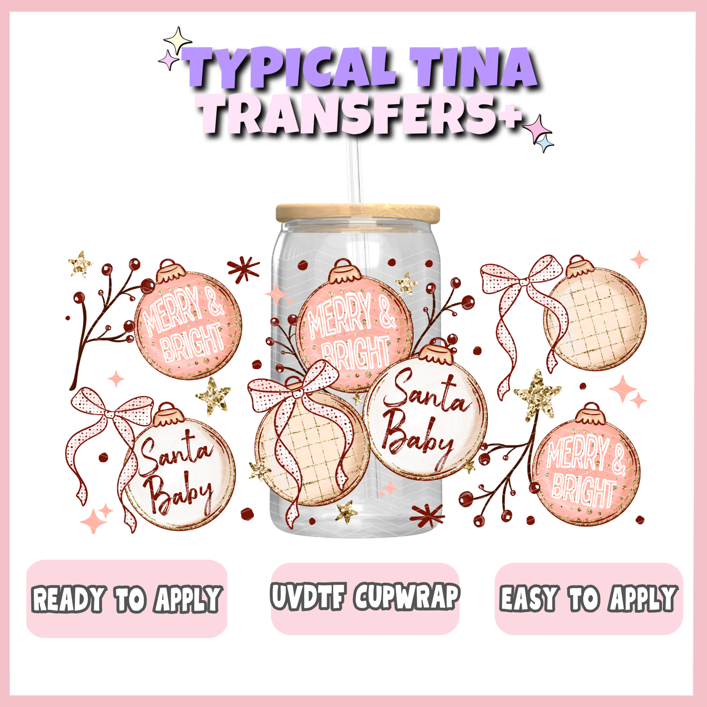UVDTF #13140 | 16oz UVDTF Wrap | POD