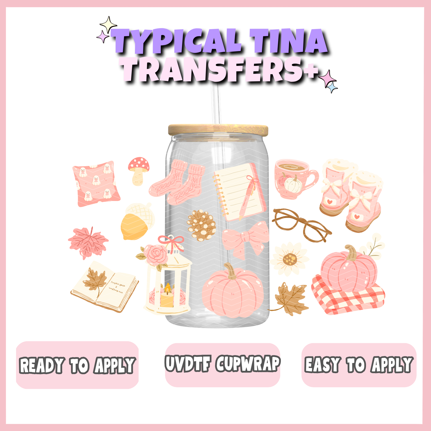 UVDTF #13183 | 16oz UVDTF Wrap | POD