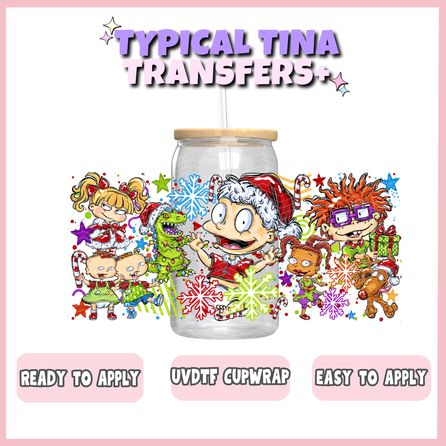 UVDTF #13192 | 16oz UVDTF Wrap | POD