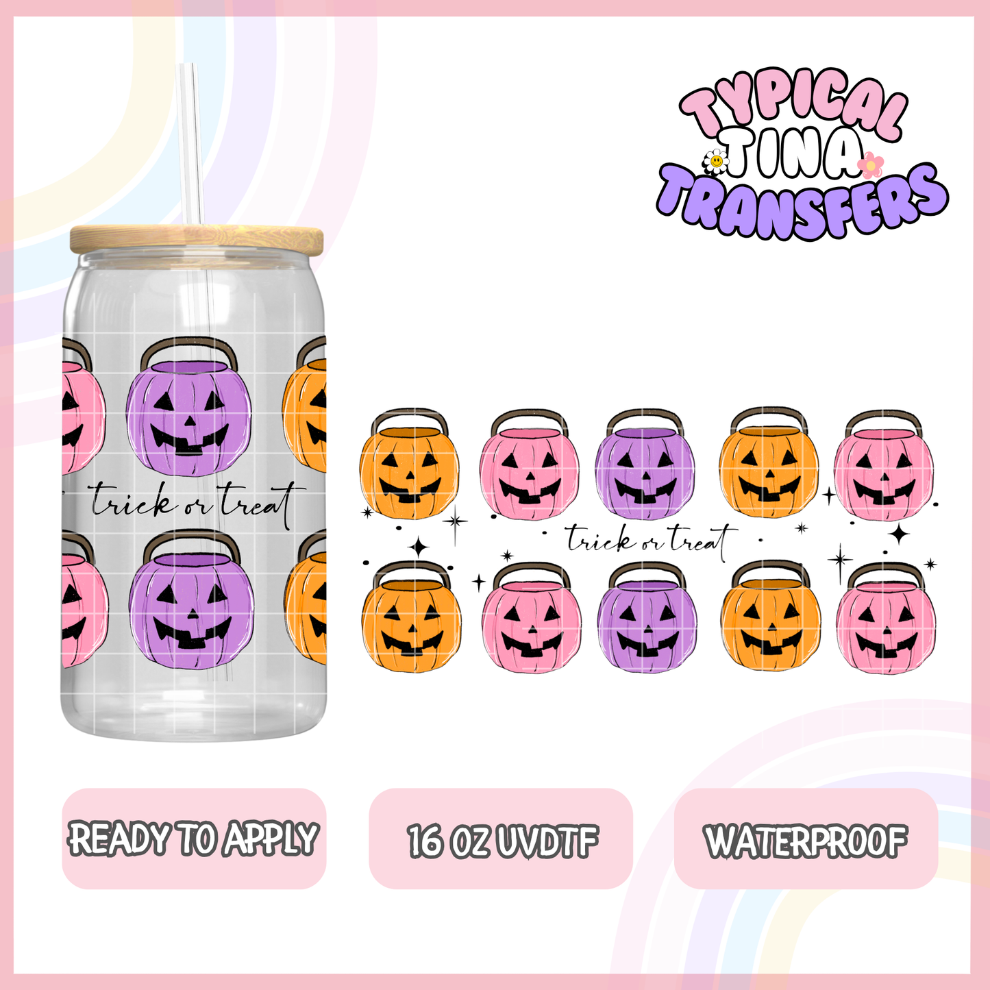 UVDTF #1319 | 16oz UVDTF Wrap | POD