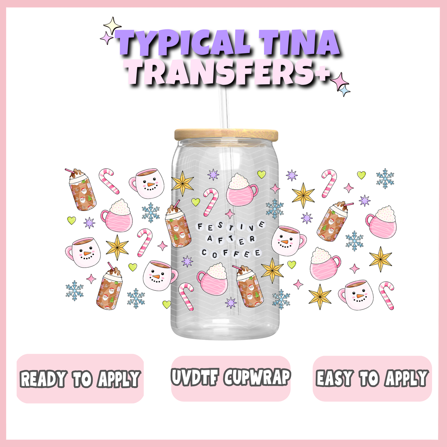 UVDTF #13203 | 16oz UVDTF Wrap | POD