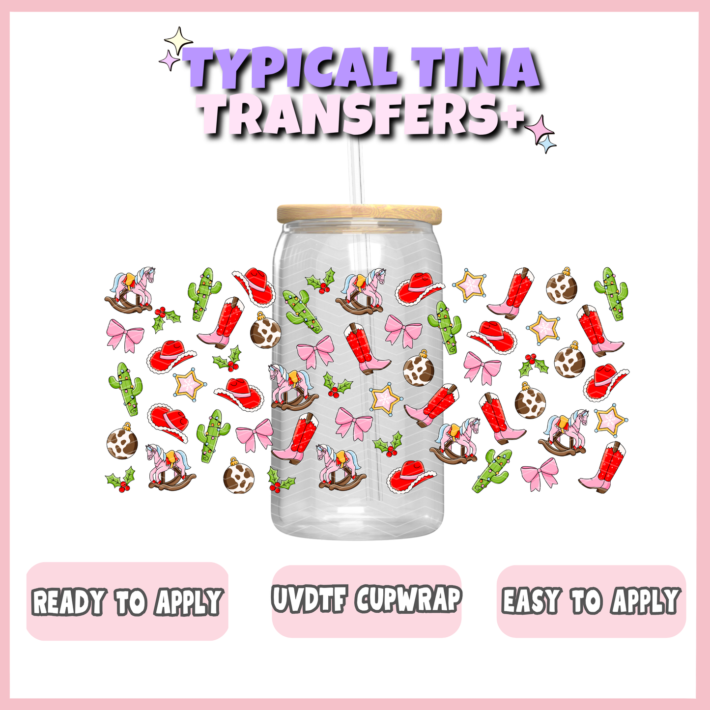 UVDTF #13204 | 16oz UVDTF Wrap | POD