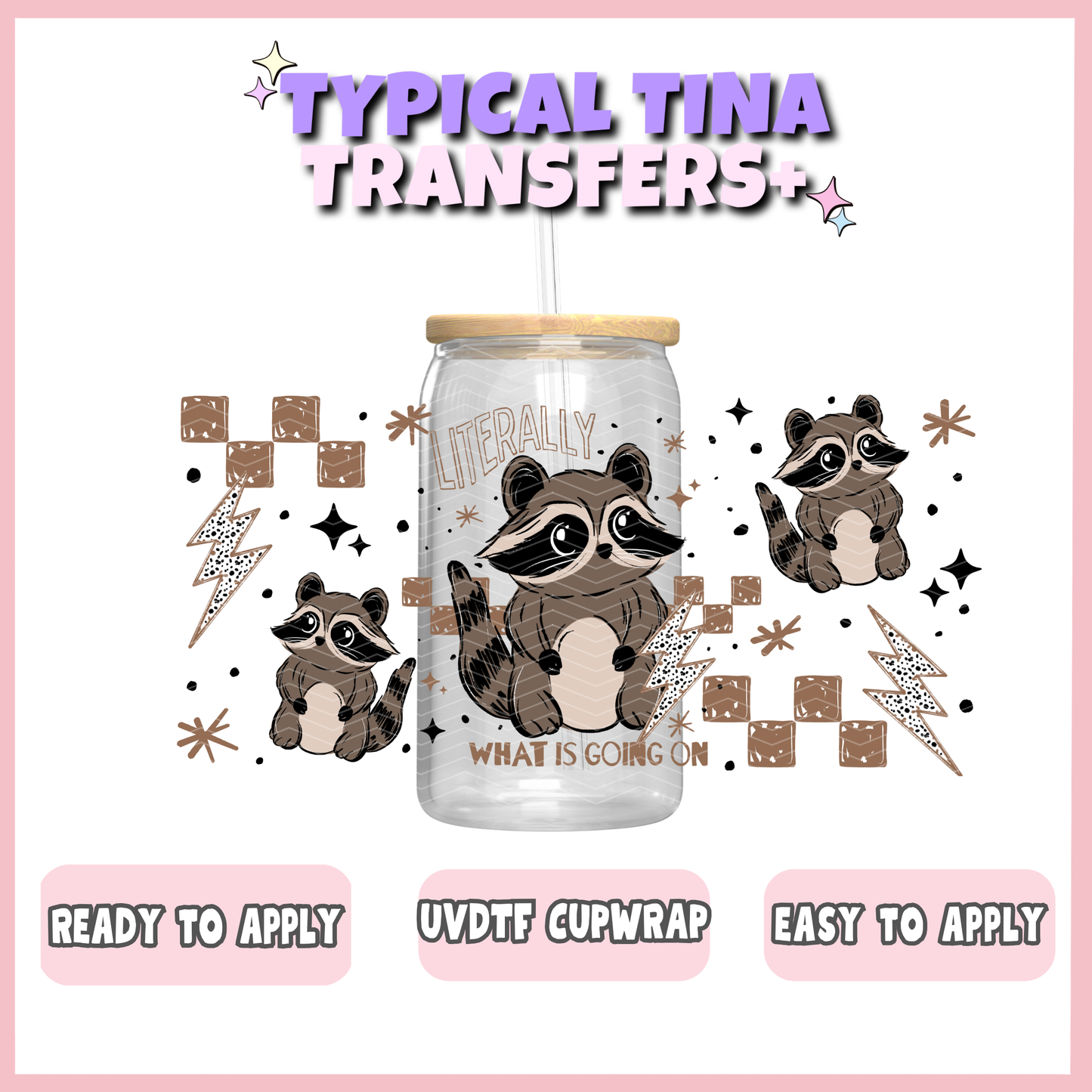 UVDTF #13225 | 16oz UVDTF Wrap | POD