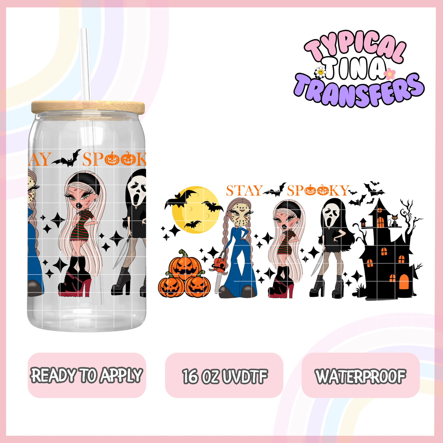 UVDTF #1362 | 16oz UVDTF Wrap | POD