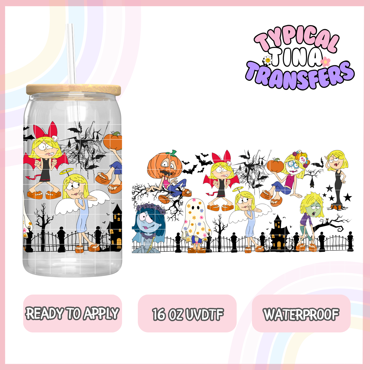 UVDTF #1364 | 16oz UVDTF Wrap | POD