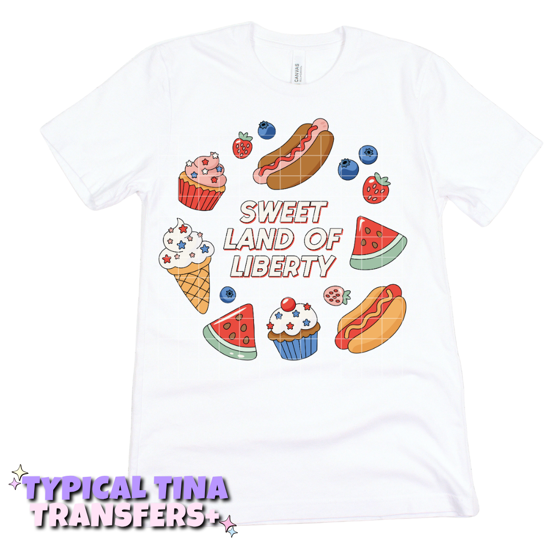 Sweet land of liberty | DTF Transfers | POD