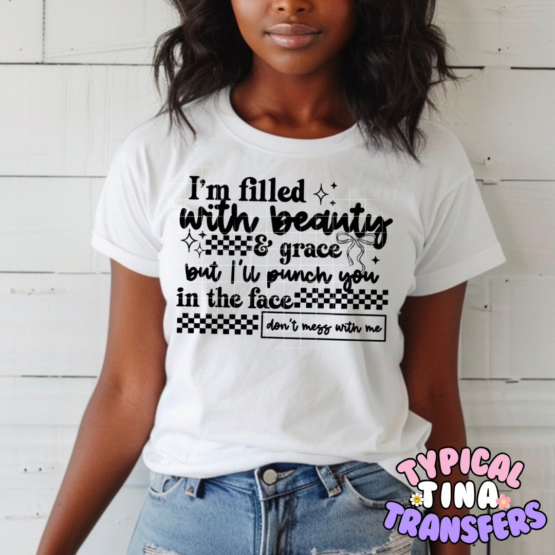 But I'll punch you | DTF Screen Print | POD - choose color