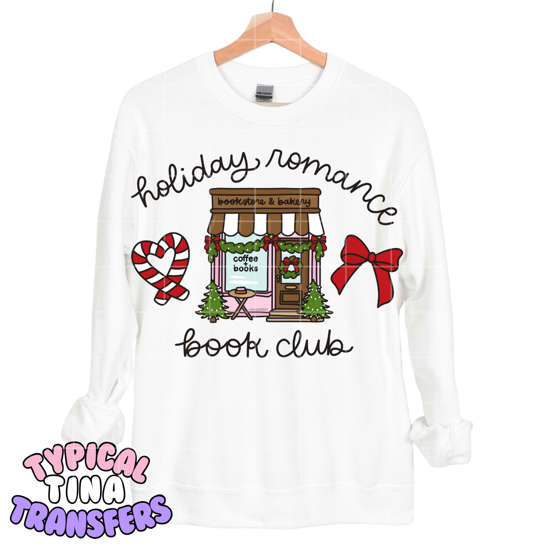Holiday romance book club | DTF Screen Print | POD