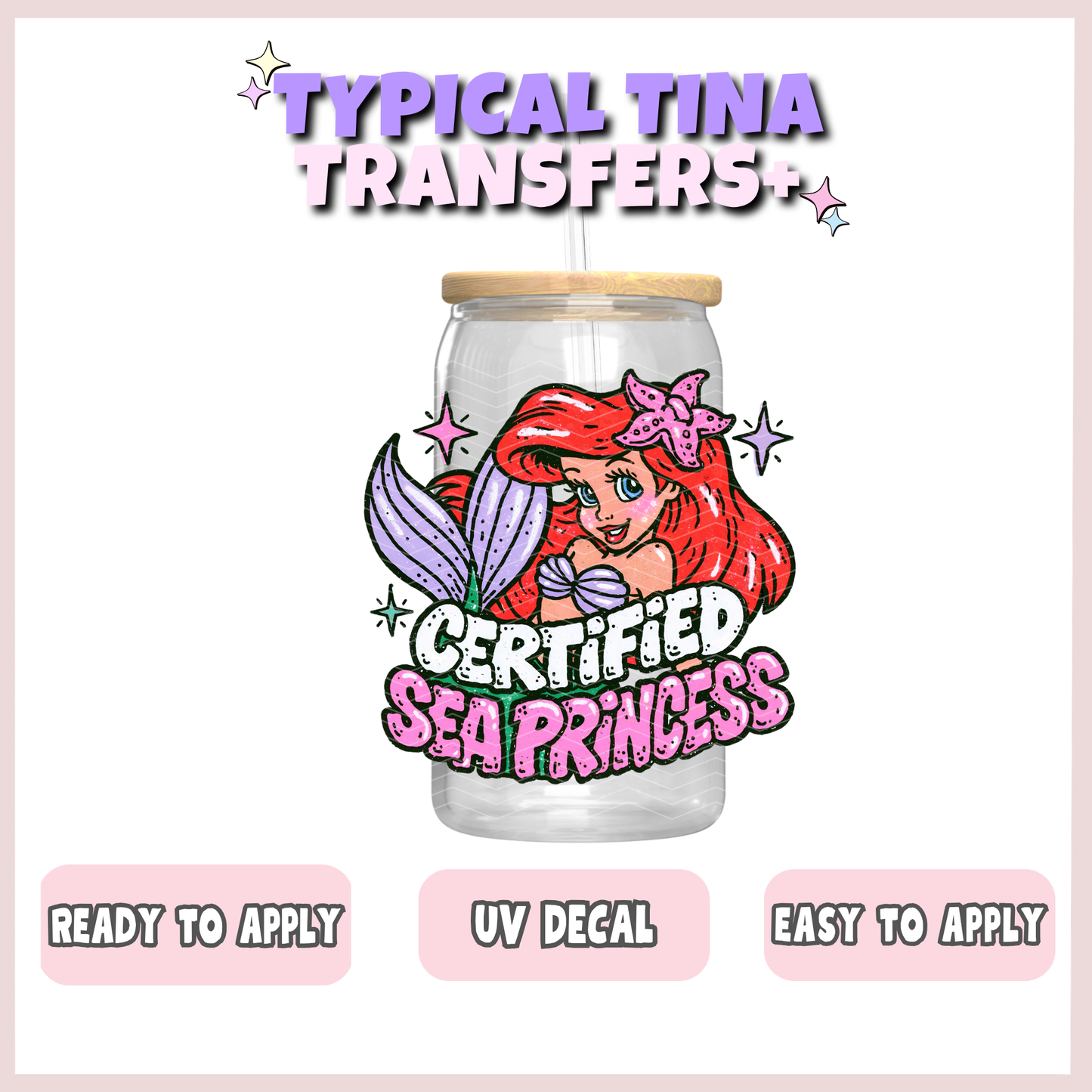 Magical Divas - Certified Sea Princess | UV decals | POD