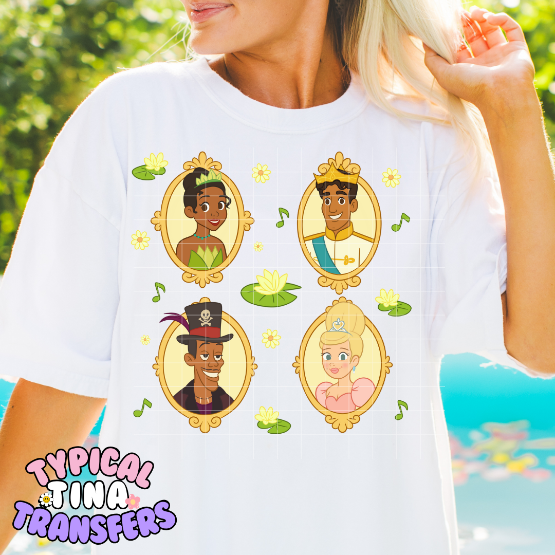 Bayou Character Frames | DTF Transfer | POD