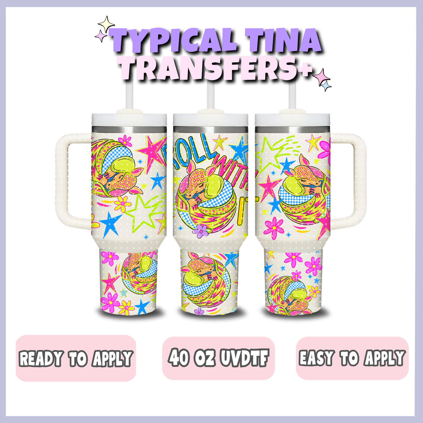 Roll with it | 40oz UVDTF Wrap | POD