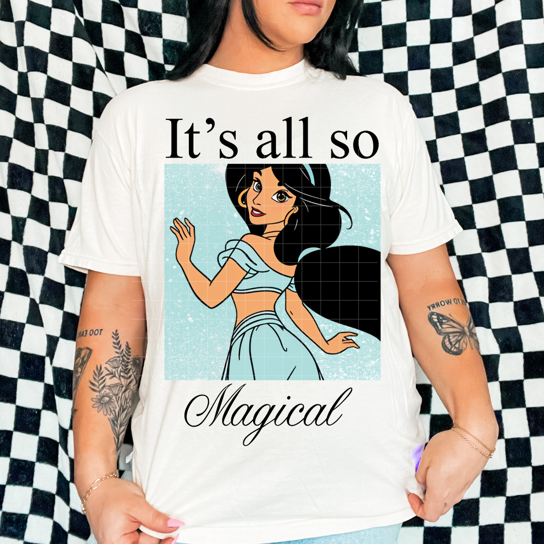 Princesses with Phrases (choose princess designs) | DTF Screen Print | POD