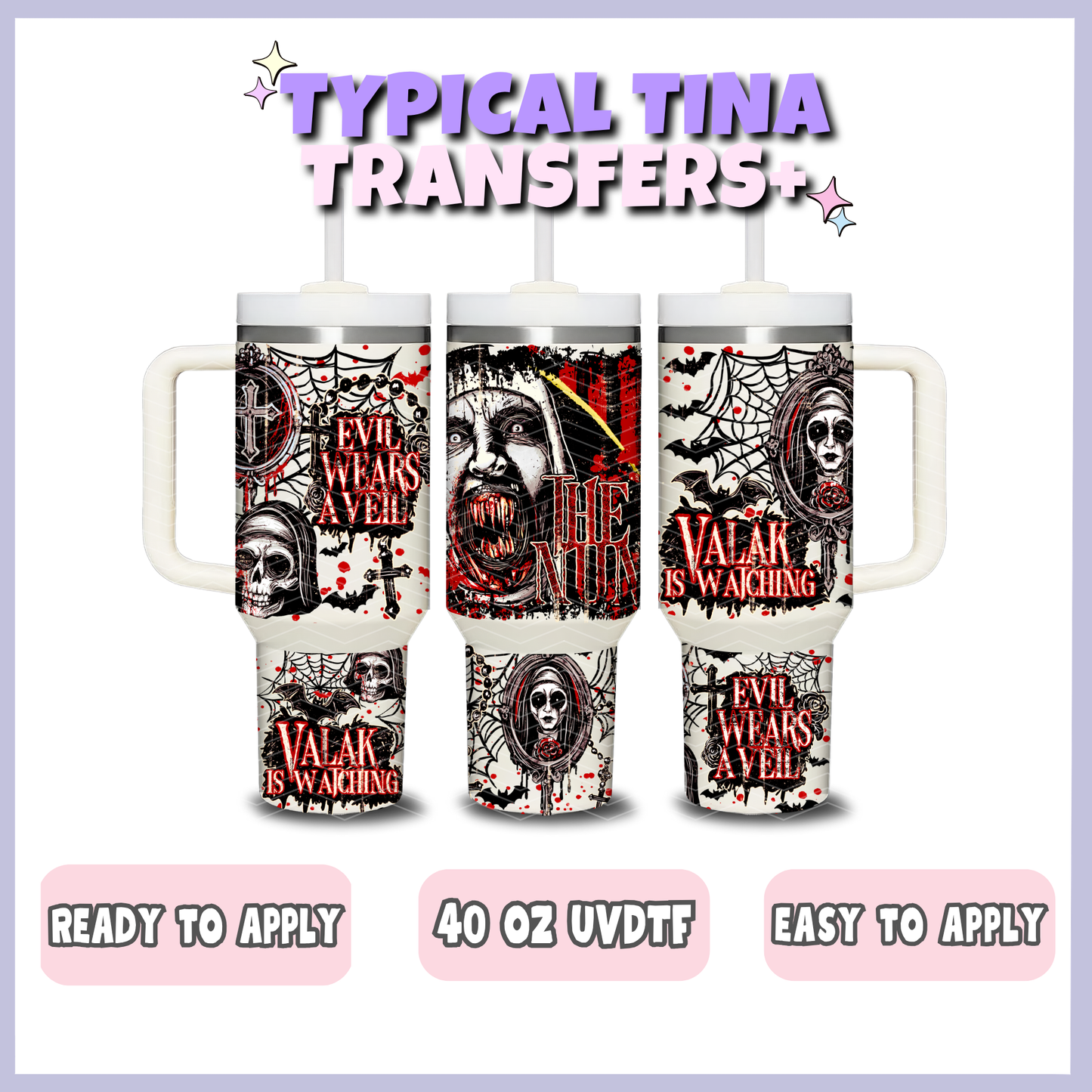 Nun | 40oz UVDTF Wrap | POD