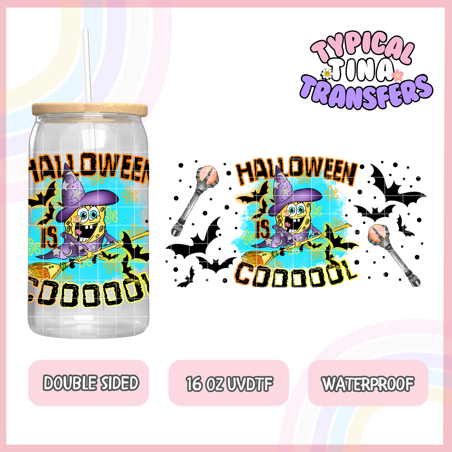 UVDTF #1410 | 16oz UVDTF Wrap | POD