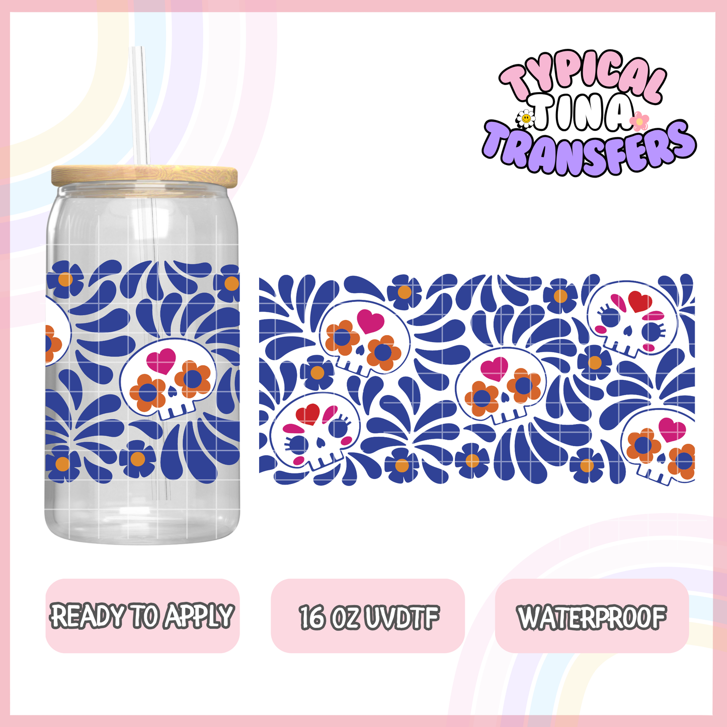 UVDTF #1491 | 16oz UVDTF Wrap | POD