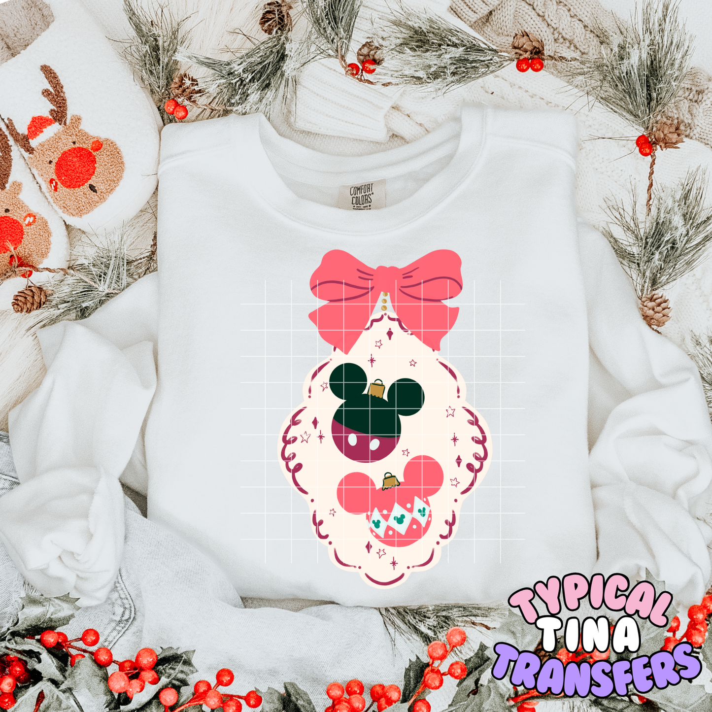 Christmas Frames Ornaments | DTF Transfer | POD