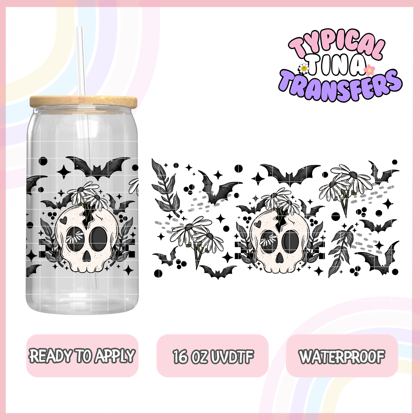 UVDTF #1505 | 16oz UVDTF Wrap | POD