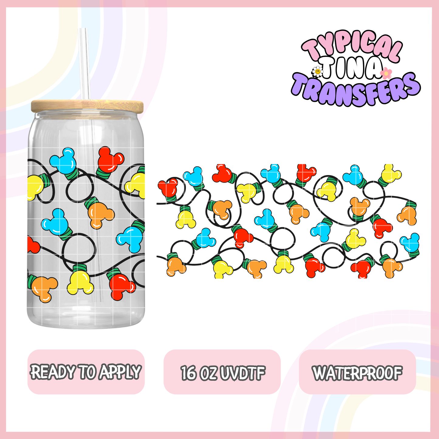 UVDTF #1568 | 16oz UVDTF Wrap | POD
