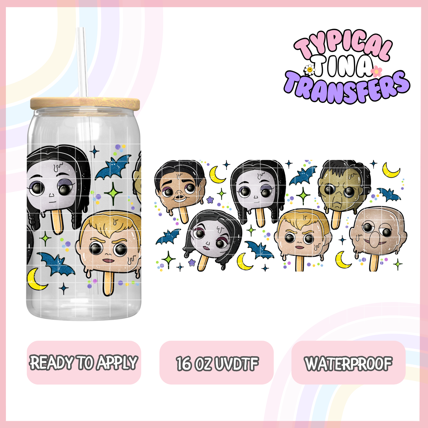 UVDTF #1595 | 16oz UVDTF Wrap | POD