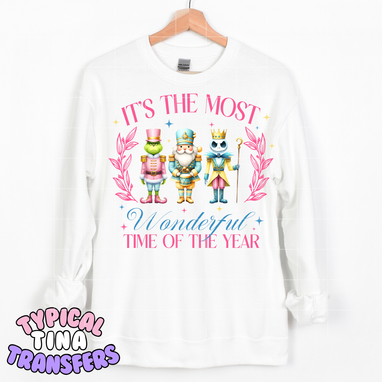 It's the most wonderful time of the year (Jack, Santa and G) | DTF Transfer | POD