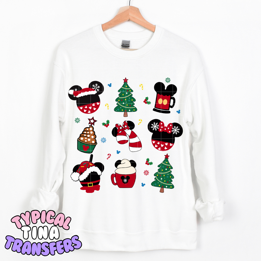 Christmas Magical elements | DTF Transfer | POD