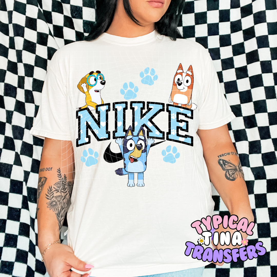 Swoosh Pups | DTF Screen Print | POD