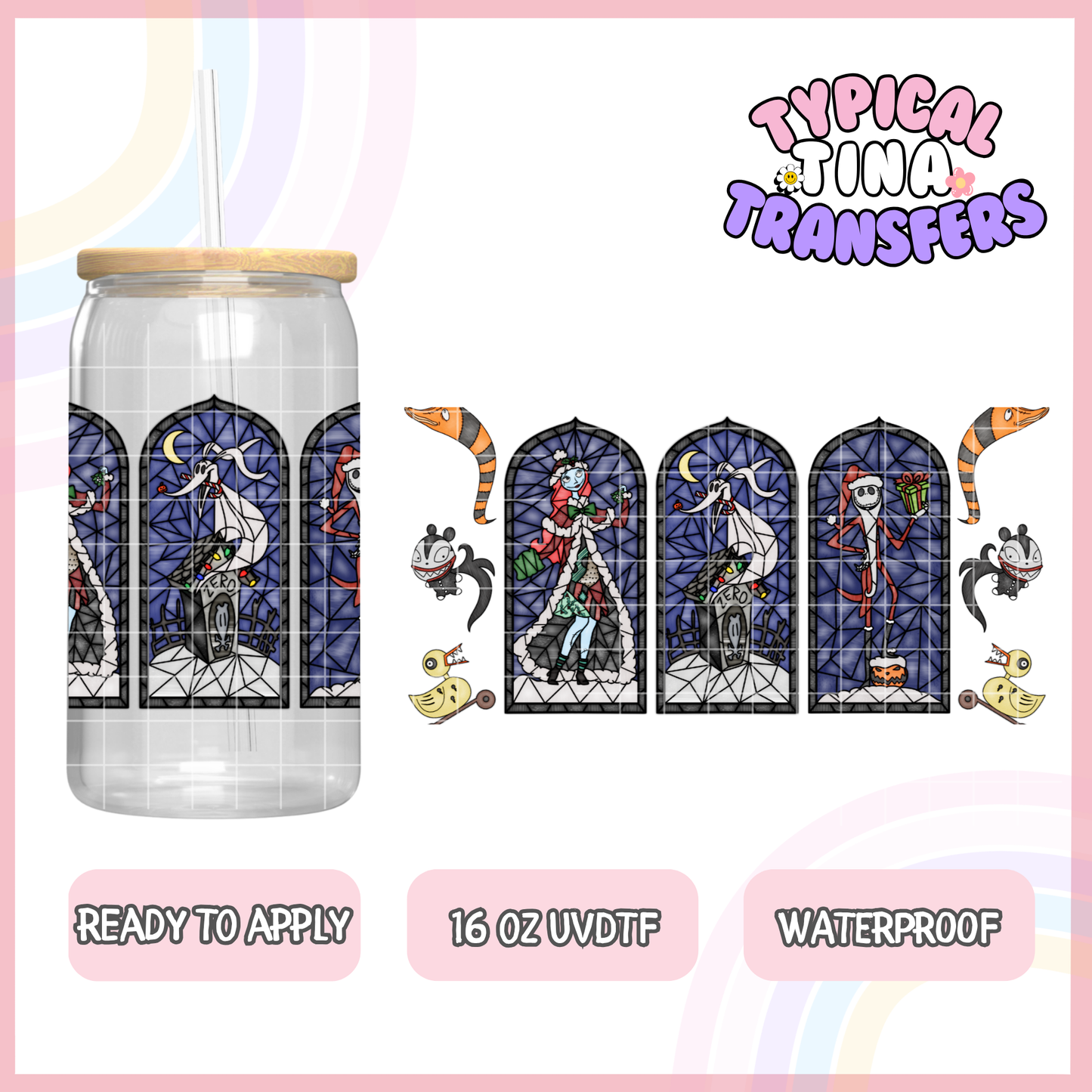 UVDTF #1675 | 16oz UVDTF Wrap | POD