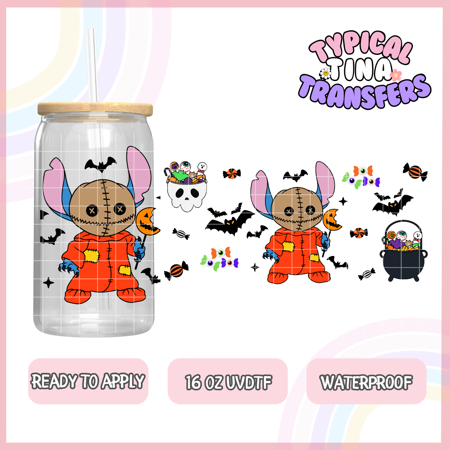 UVDTF #1699 | 16oz UVDTF Wrap | RTS