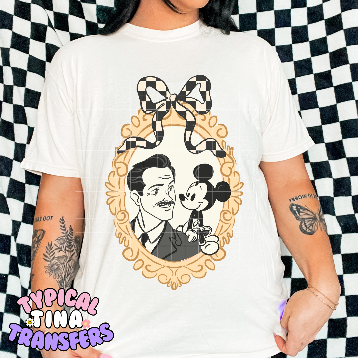 Wal & Mick Front Frame | DTF Transfer | POD