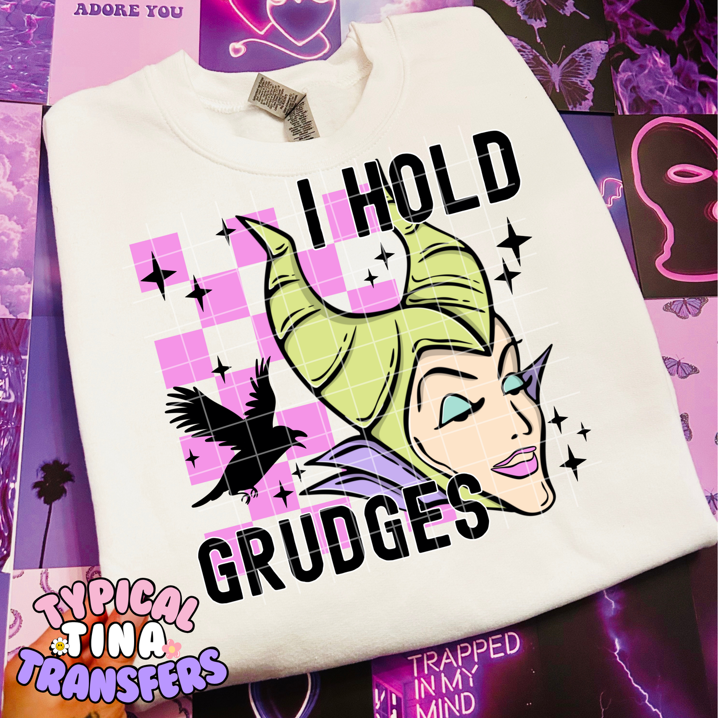 Villain - Malif I hold Grudges | DTF Transfer | POD