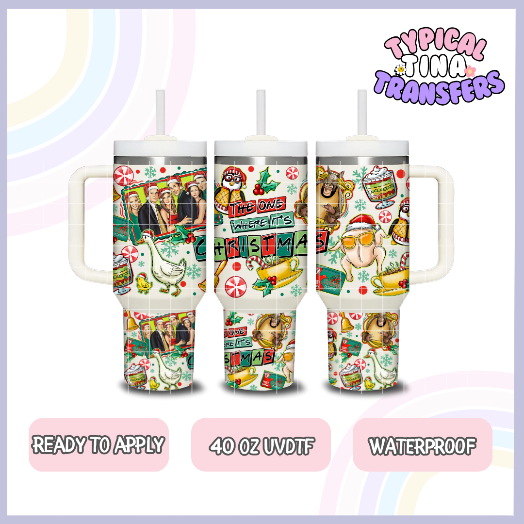 The One Where - Friends | 40oz UVDTF Wrap | POD