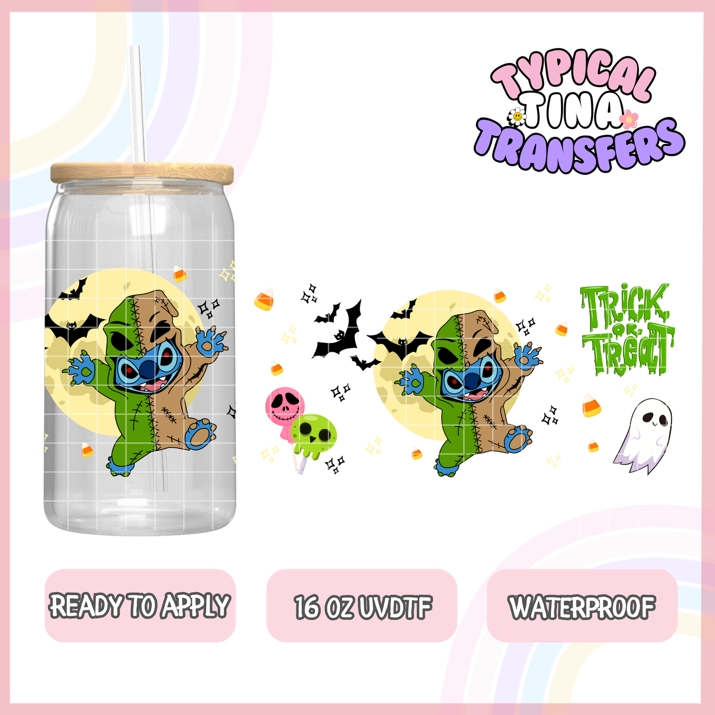 UVDTF #1700 | 16oz UVDTF Wrap | POD