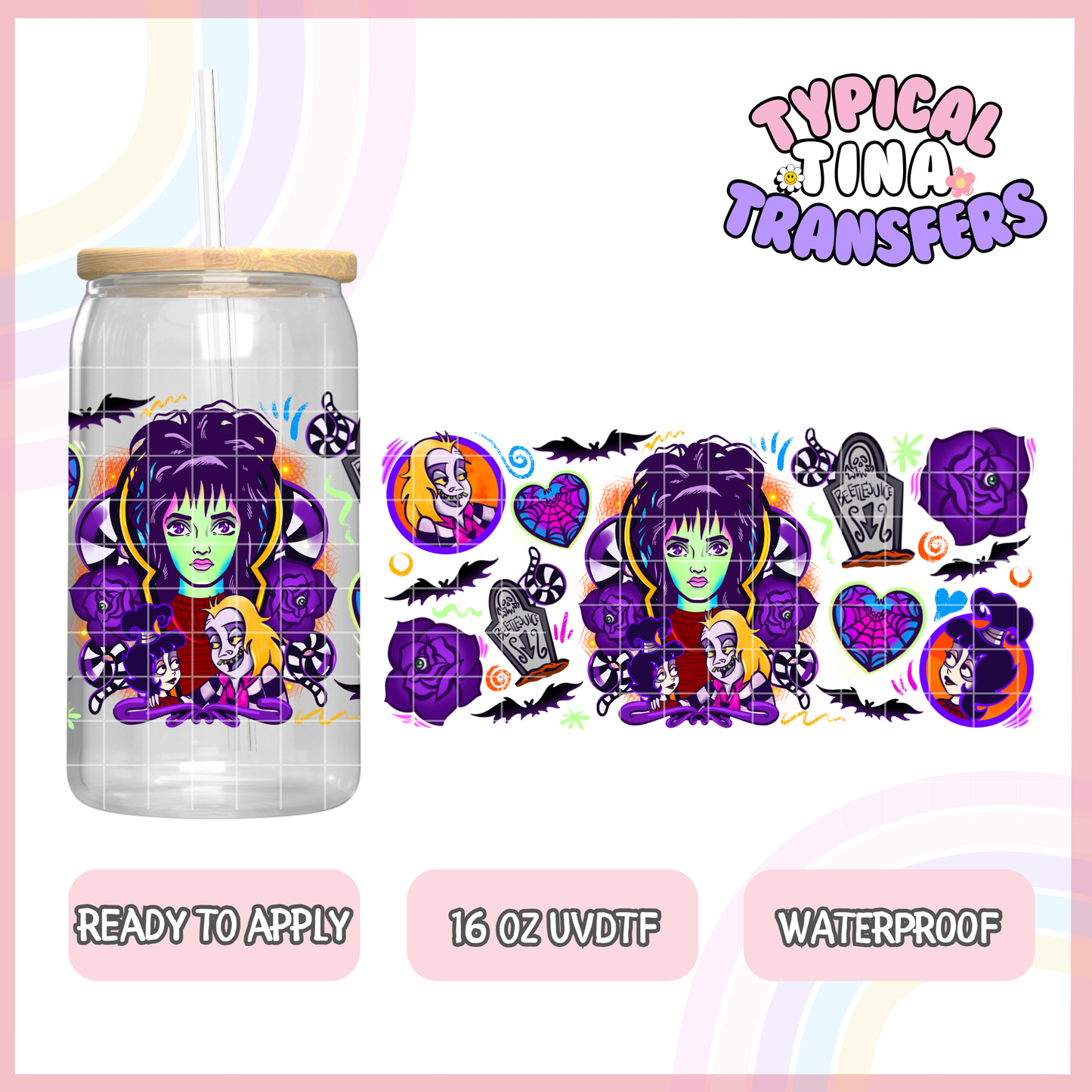 UVDTF #1737 | 16oz UVDTF Wrap | RTS